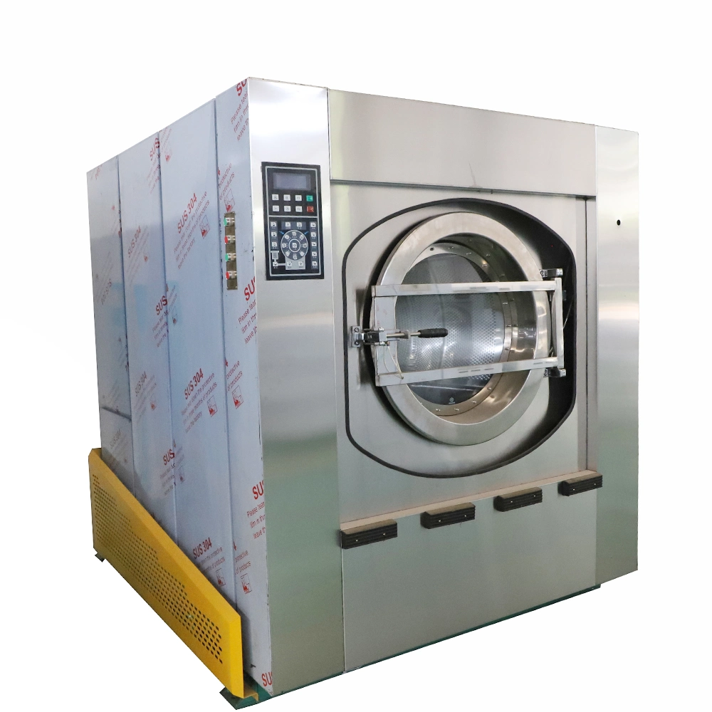 Industrial Front Load Heavy Duty Commercial Laundry Washer Extractor Laundry Washing Machine Railway Station Air Lines Linens Cleaning Equipment