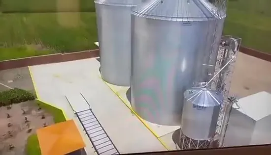 Shelley Factory Direct Sale 2000/3000/5000/8000 Tons Farm Grain Storage Steel Silo