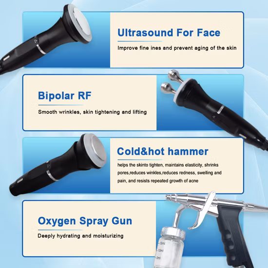 6 in 1 Hydro Moisturizing Deep Cleaning Hydrodermabrasion Facial Accessoires Multifunctional Beauty Equipment