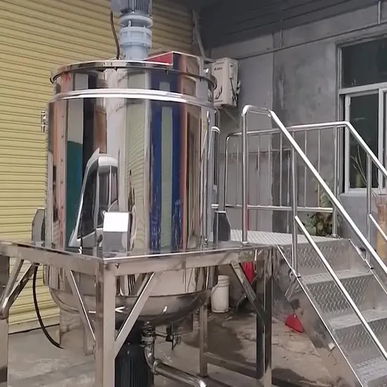 High Quality Liquid Shampoo Liquid Hand Wash Making Equipment with Electric Heater Jacket Mixer Soap Making Mixing Machine