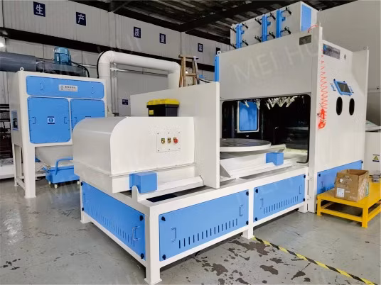 Conveyor Belt Blast Machine Automatic Sand Blasting Equipment for Mould Cleaning